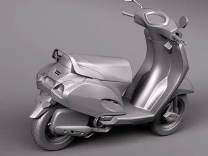 Honda Activa 2012 3D Model
