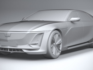 Cadillac Celestiq 2024 3Dモデル