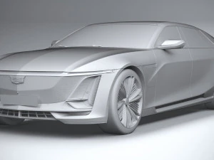 Cadillac Celestiq 2024 3D Model