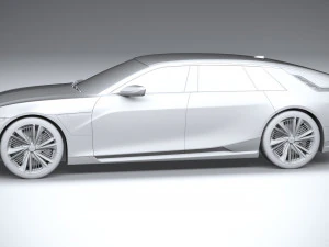 Cadillac Celestiq 2024 3D Model