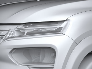Dacia Spring 2022 Model 3D