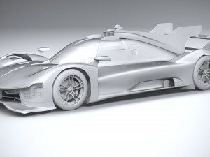 Ferrari 499P Racecar 2023 Modelo 3D