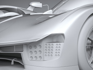 Ferrari 499P Racecar 2023 Modelo 3D