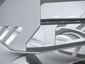 Ferrari 499P Racecar 2023 3D Model