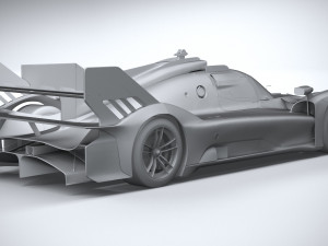 Ferrari 499P Racecar 2023 Modelo 3D