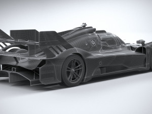 Ferrari 499P Racecar 2023 Modelo 3D