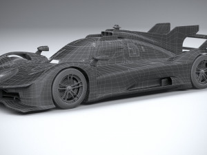 Ferrari 499P Racecar 2023 Modelo 3D
