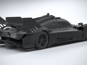 Ferrari 499P Racecar 2023 Modelo 3D