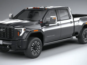 GMC Sierra Denali HD 2024 3D Model