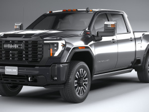 GMC Sierra Denali HD 2024 3D Model