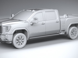 GMC Sierra Denali HD 2024 3D Model