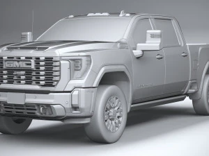 GMC Sierra Denali HD 2024 3D Model