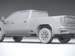 GMC Sierra Denali HD 2024 3D Model
