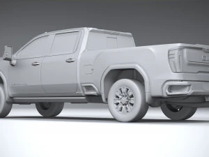 GMC Sierra Denali HD 2024 3D Model