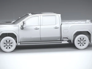 GMC Sierra Denali HD 2024 3D Model