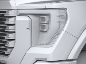 GMC Sierra Denali HD 2024 3D Model