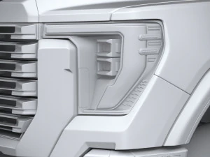 GMC Sierra Denali HD 2024 3D Model