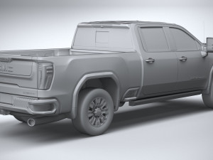 GMC Sierra Denali HD 2024 3D Model