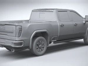 GMC Sierra Denali HD 2024 3D Model