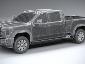 GMC Sierra Denali HD 2024 3D Model