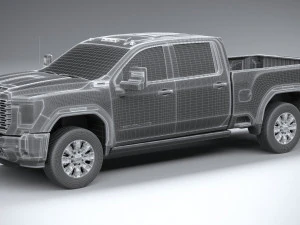 GMC Sierra Denali HD 2024 3D Model