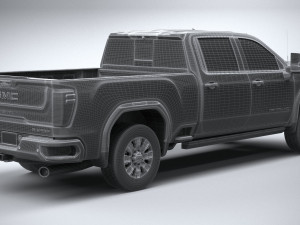 GMC Sierra Denali HD 2024 3D Model