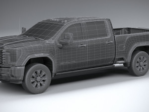 GMC Sierra Denali HD 2024 3D Model