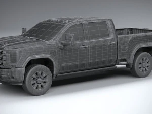 GMC Sierra Denali HD 2024 3D Model