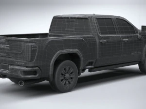 GMC Sierra Denali HD 2024 3D Model