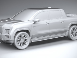GMC Sierra EV 2024 3D Model