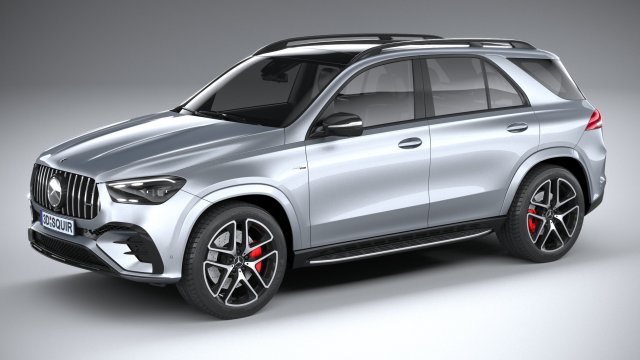 Mercedes-Benz GLE 53 AMG 2024 3D मॉडल .c4d .max .obj .3ds .fbx .stl .blend 