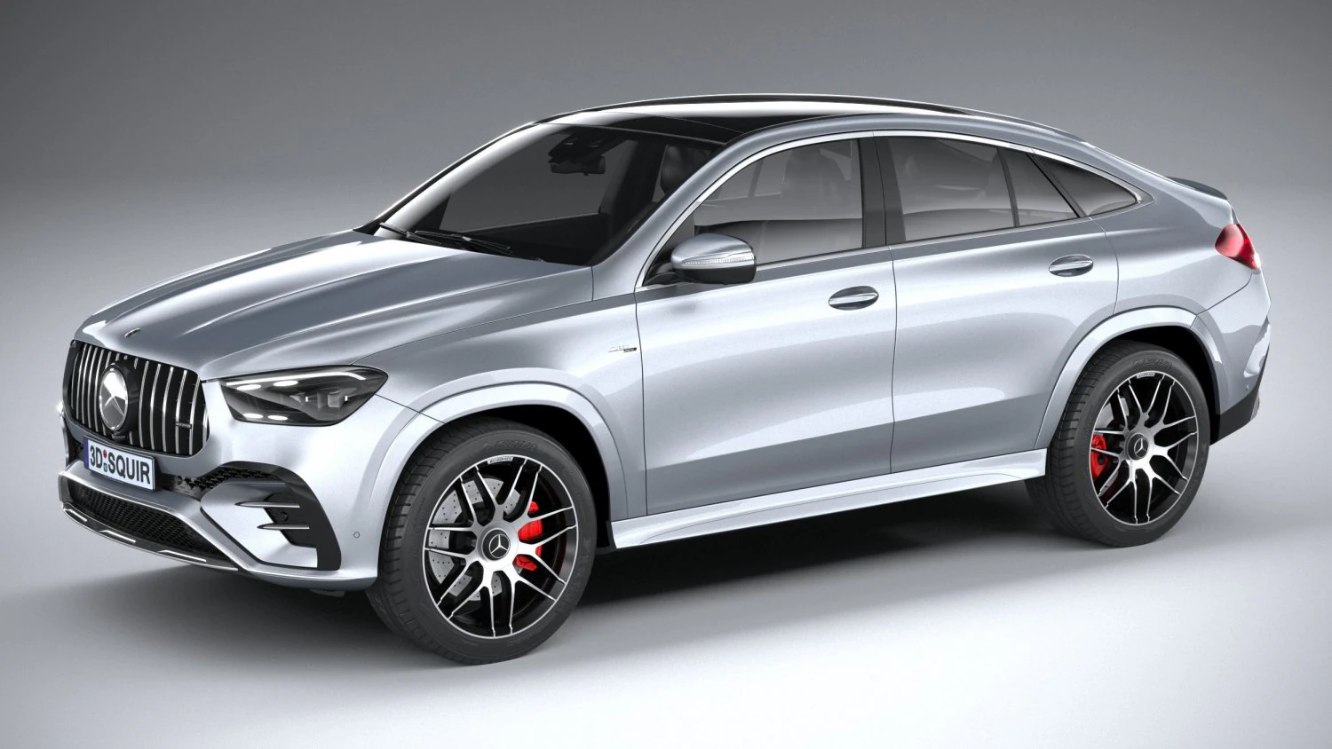 Mercedes-Benz GLE 53 AMG Coupe 2024 3D Model .c4d .max .obj .3ds .fbx .stl .blend 