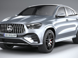 Mercedes-Benz GLE 53 AMG Coupe 2024 3D Model