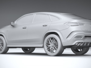 Mercedes-Benz GLE 53 AMG Coupe 2024 3D Model