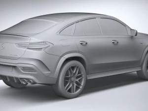 Mercedes-Benz GLE 53 AMG Coupe 2024 3D Model