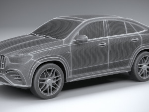 Mercedes-Benz GLE 53 AMG Coupe 2024 3D Model
