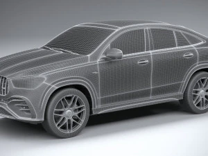 Mercedes-Benz GLE 53 AMG Coupe 2024 3D Model