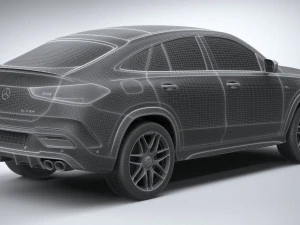 Mercedes-Benz GLE 53 AMG Coupe 2024 3D Model