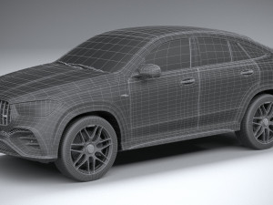 Mercedes-Benz GLE 53 AMG Coupe 2024 3D Model