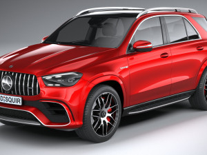 Mercedes-Benz GLE 63 AMG 2024 Modelo 3D