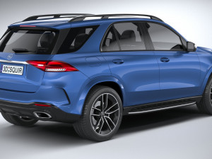 Mercedes-Benz GLE AMG-Line 2024 Model 3D