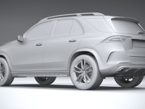 Mercedes-Benz GLE AMG-Line 2024 Model 3D