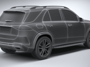 Mercedes-Benz GLE AMG-Line 2024 Model 3D