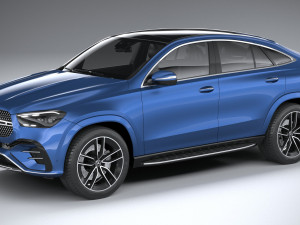 Mercedes-Benz GLE AMG-Line Coupe 2024 3D Model
