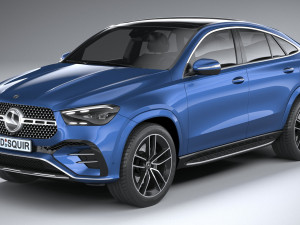 Mercedes-Benz GLE AMG-Line Coupe 2024 3D Model