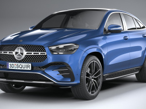 Mercedes-Benz GLE AMG-Line Coupe 2024 3D Model