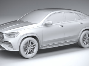 Mercedes-Benz GLE AMG-Line Coupe 2024 3D Model