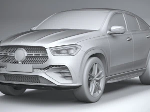 Mercedes-Benz GLE AMG-Line Coupe 2024 3D Model