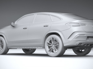 Mercedes-Benz GLE AMG-Line Coupe 2024 3D Model