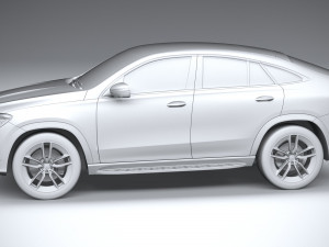 Mercedes-Benz GLE AMG-Line Coupe 2024 3D Model